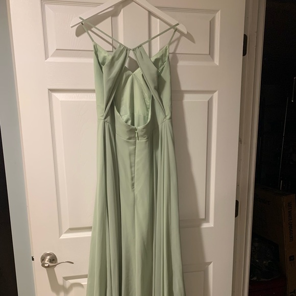 Azazie Avelina, Dusty Sage, Size 10 - Picture 4 of 4